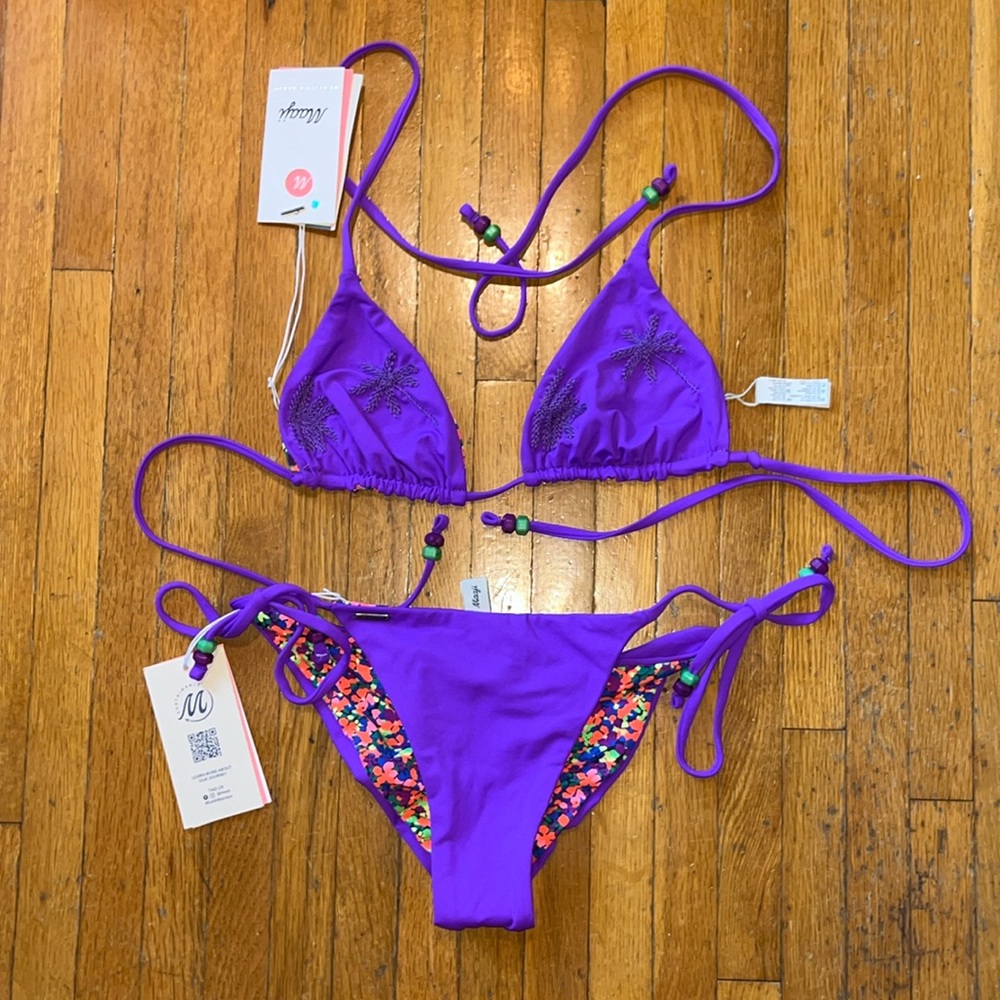 Maaji Reversavle bikini NWT M top, S bottom